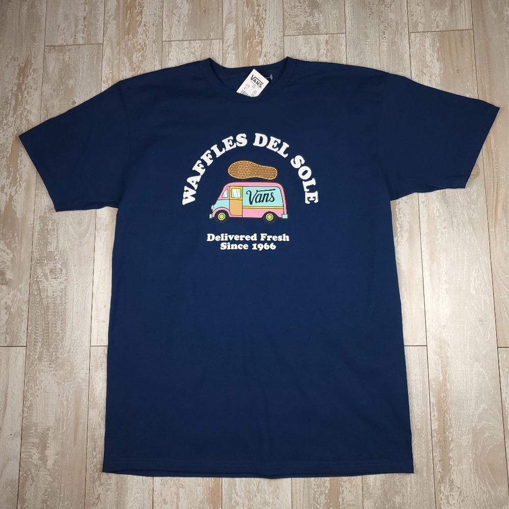 Vans Waffles del Sole Tee Navy